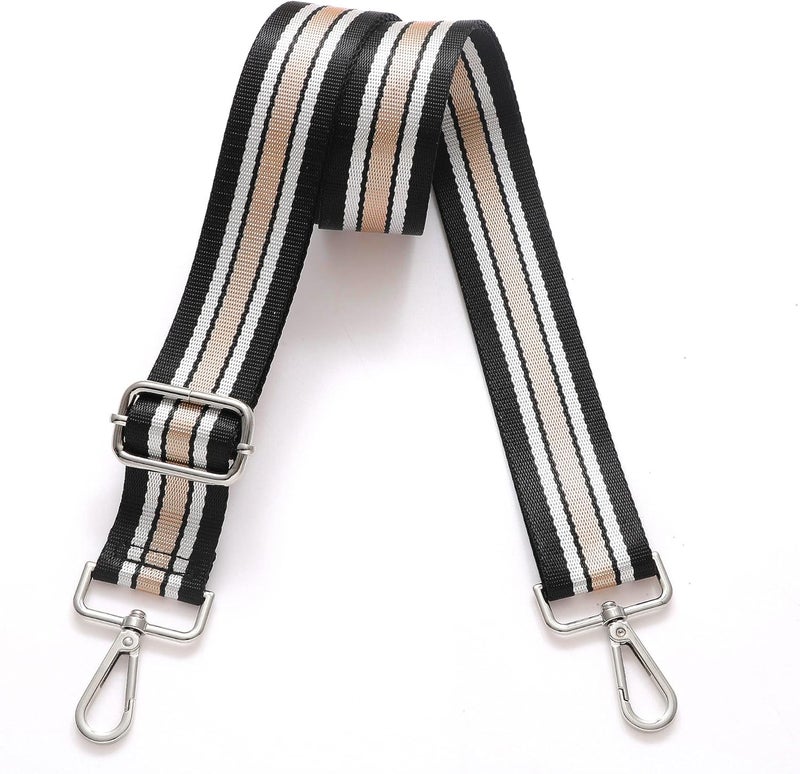 S-Jacorry Purse Strap Replacement Crossbody Wide Shoulder Strap Adjustable Canvas Straps Handbag Strap Replacement Belts - Image 1